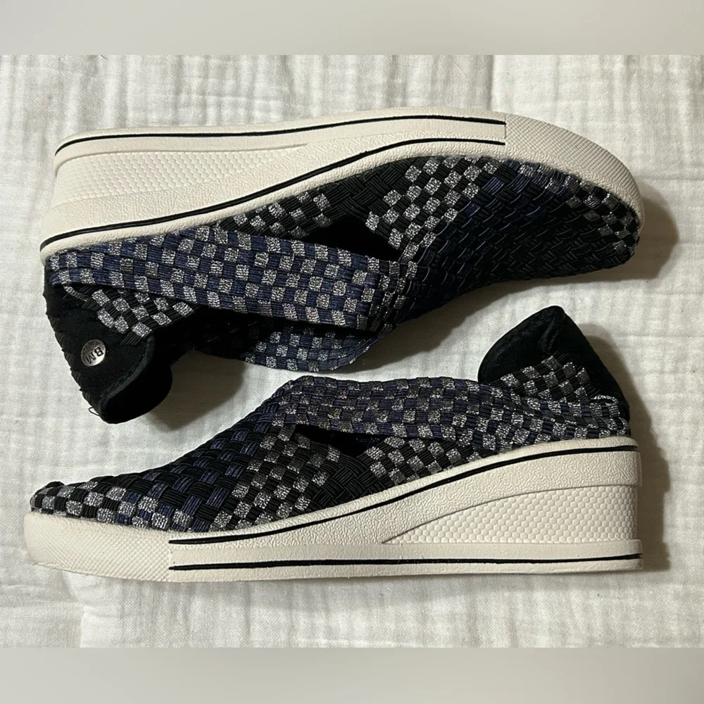 Bernie Mev 41 Basket Weave Woven Wedges US 10